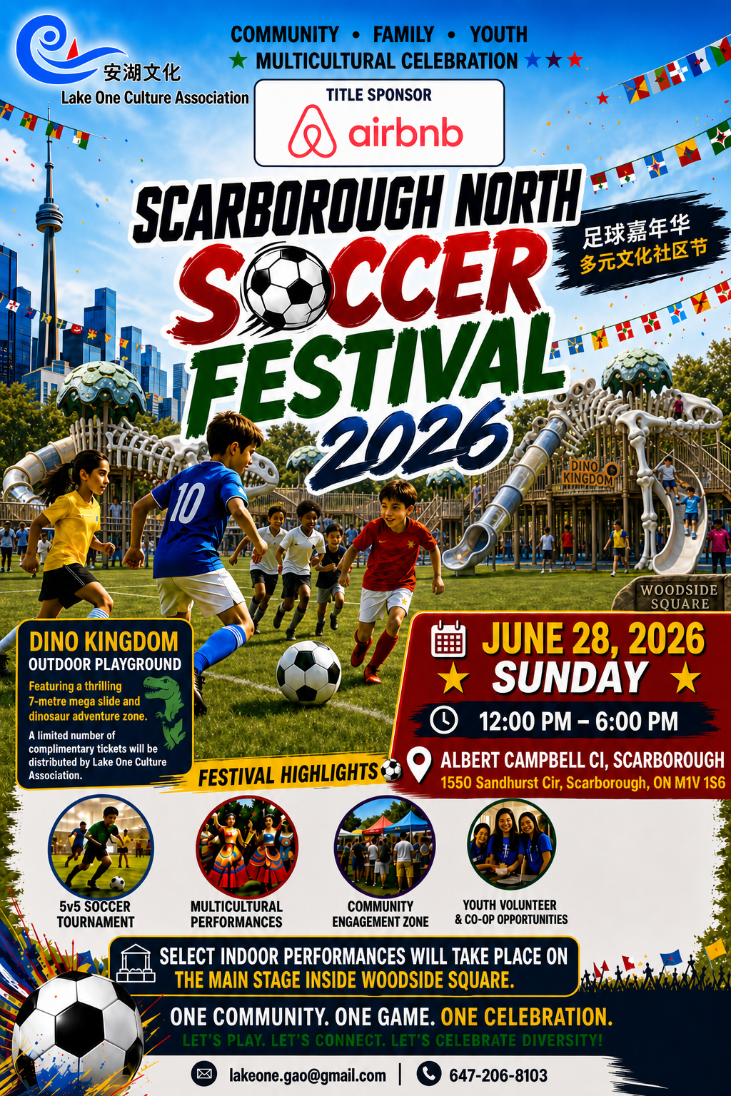 Scarborough North Soccer Festival 2026 event poster